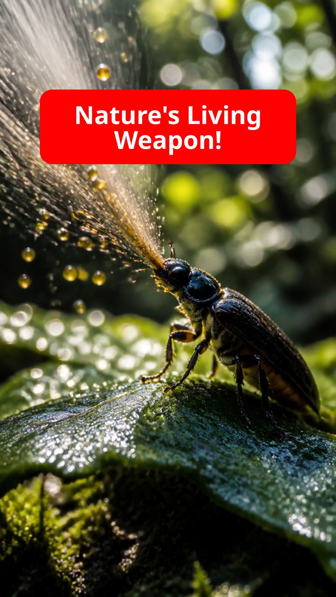 Meet the Bombardier Beetle: Nature's Living Weapon!