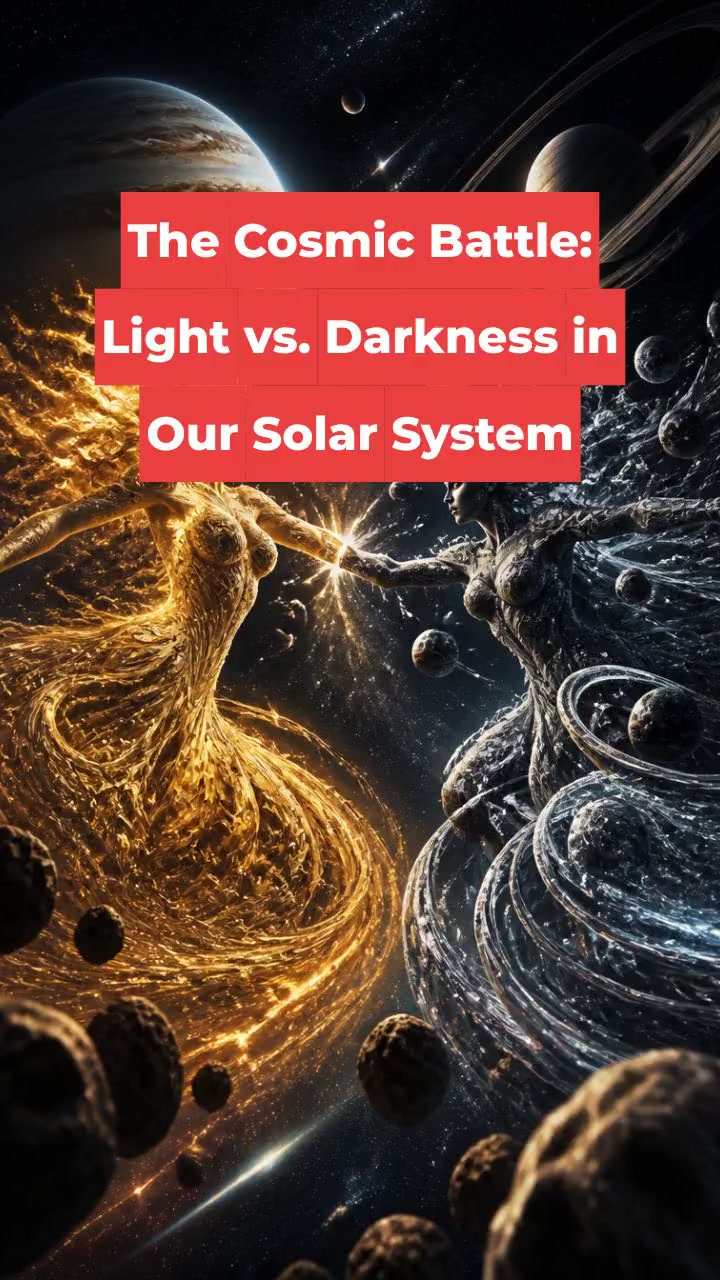 The Cosmic Battle: Light vs. Darkness in Our Solar System