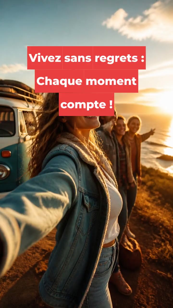 Vivez sans regrets : Chaque moment compte !