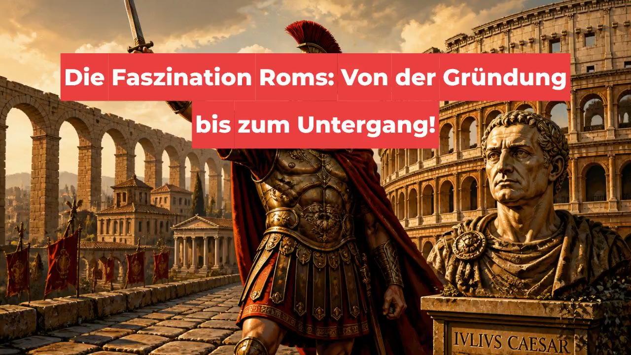 Die Faszination Roms: Von der Gründung bis zum Untergang!