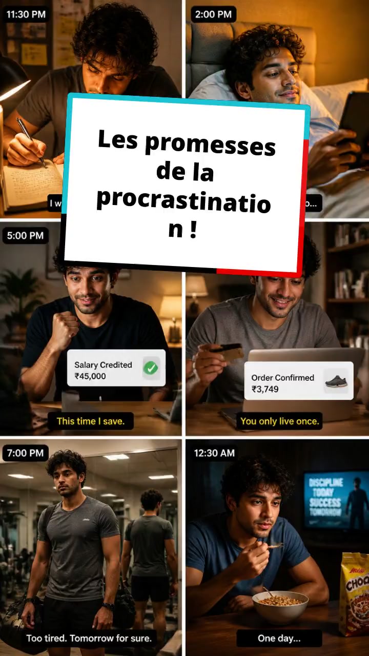 Les promesses de la procrastination !