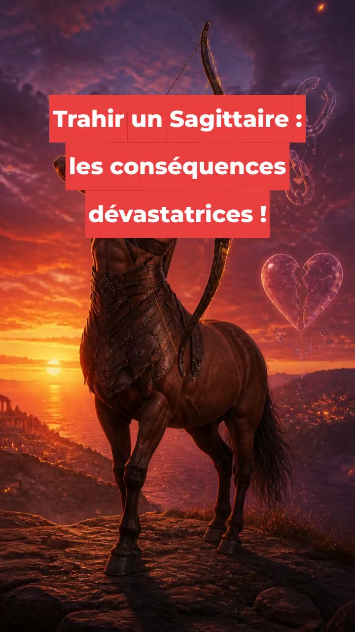 Trahir un Sagittaire : les conséquences dévastatrices !