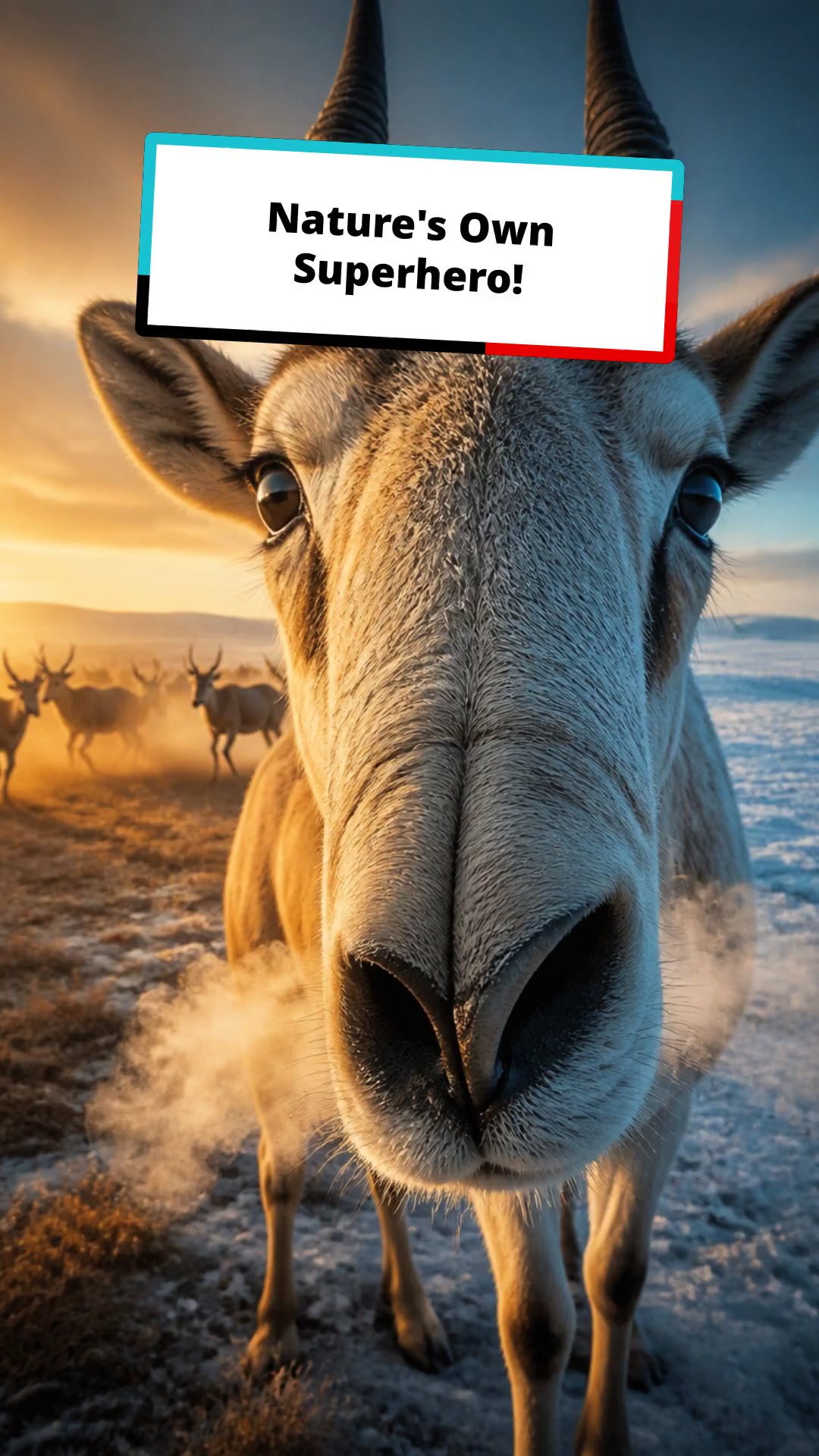 Meet the Saiga: Nature's Own Superhero!