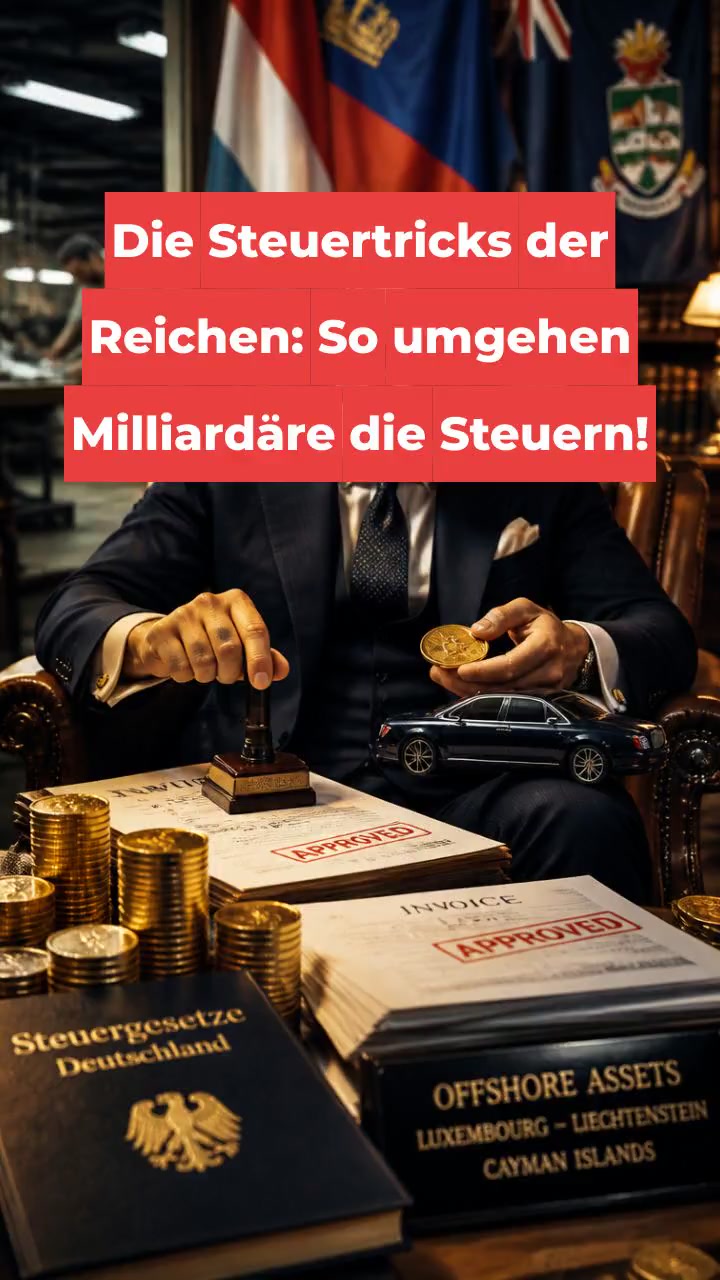 Die Steuertricks der Reichen: So umgehen Milliardäre die Steuern!