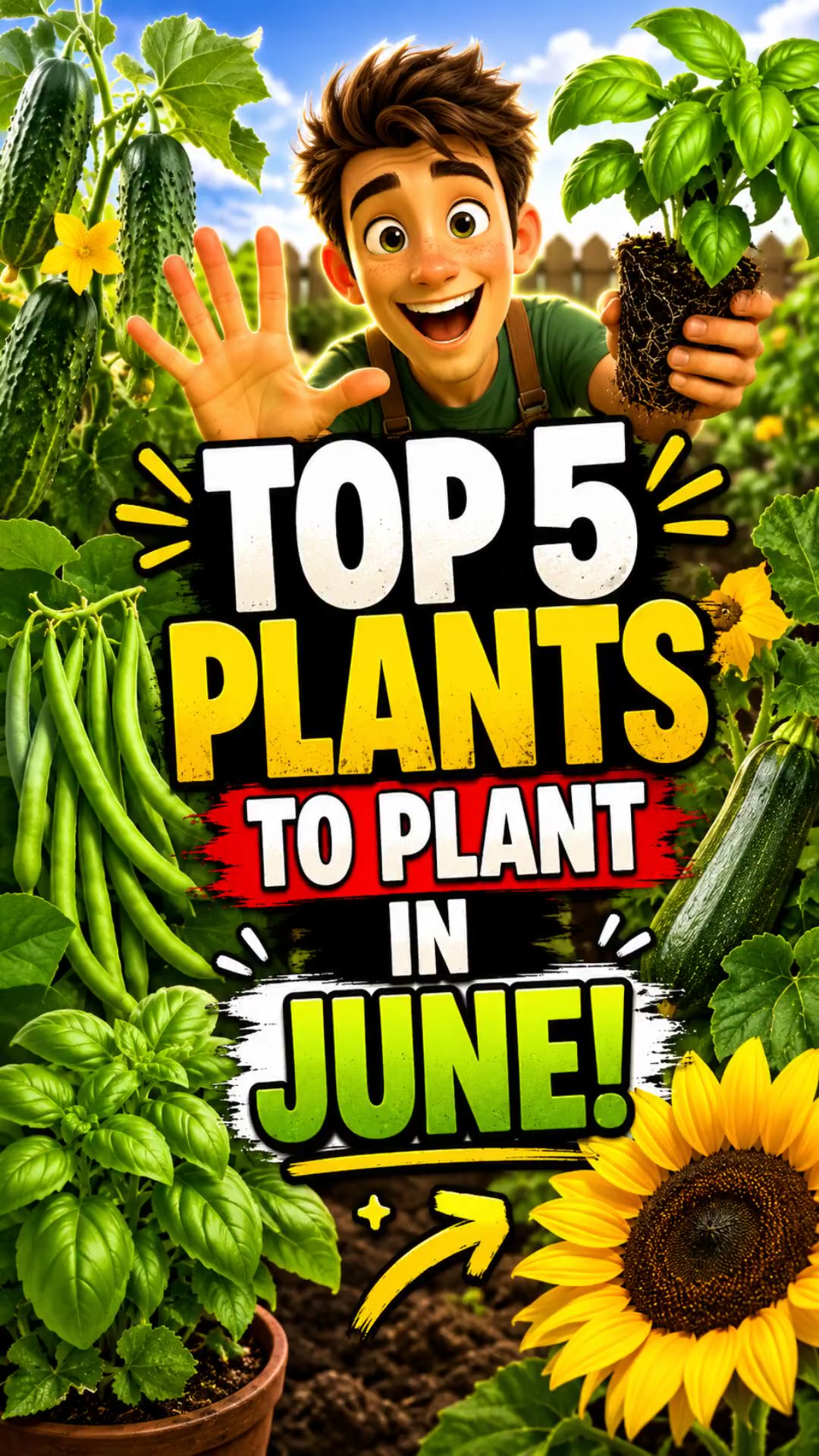 Top 5 Plants To Plant In June 🌱☀️