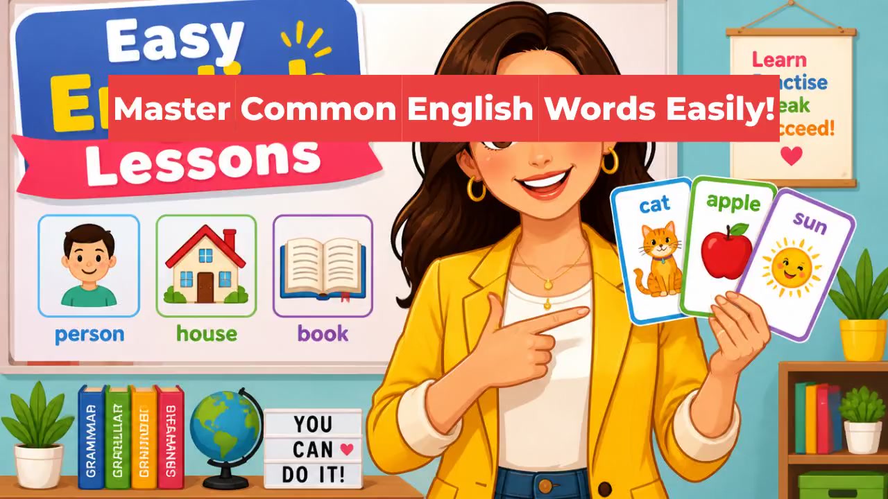 Master Common English Words Easily!