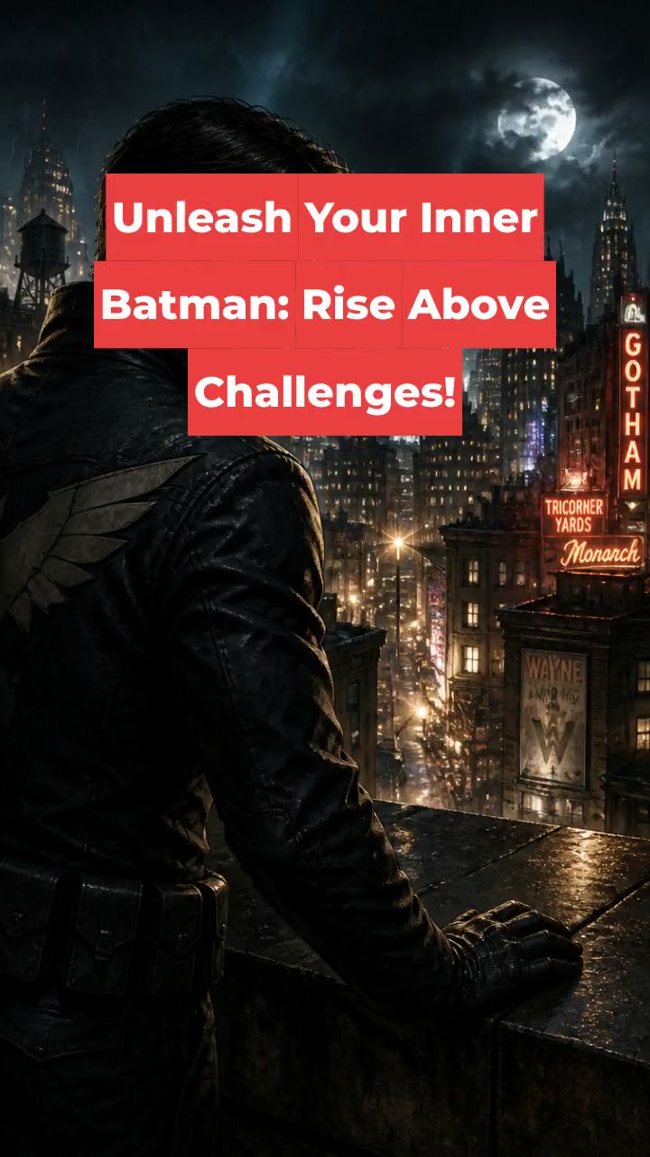 Unleash Your Inner Batman: Rise Above Challenges!