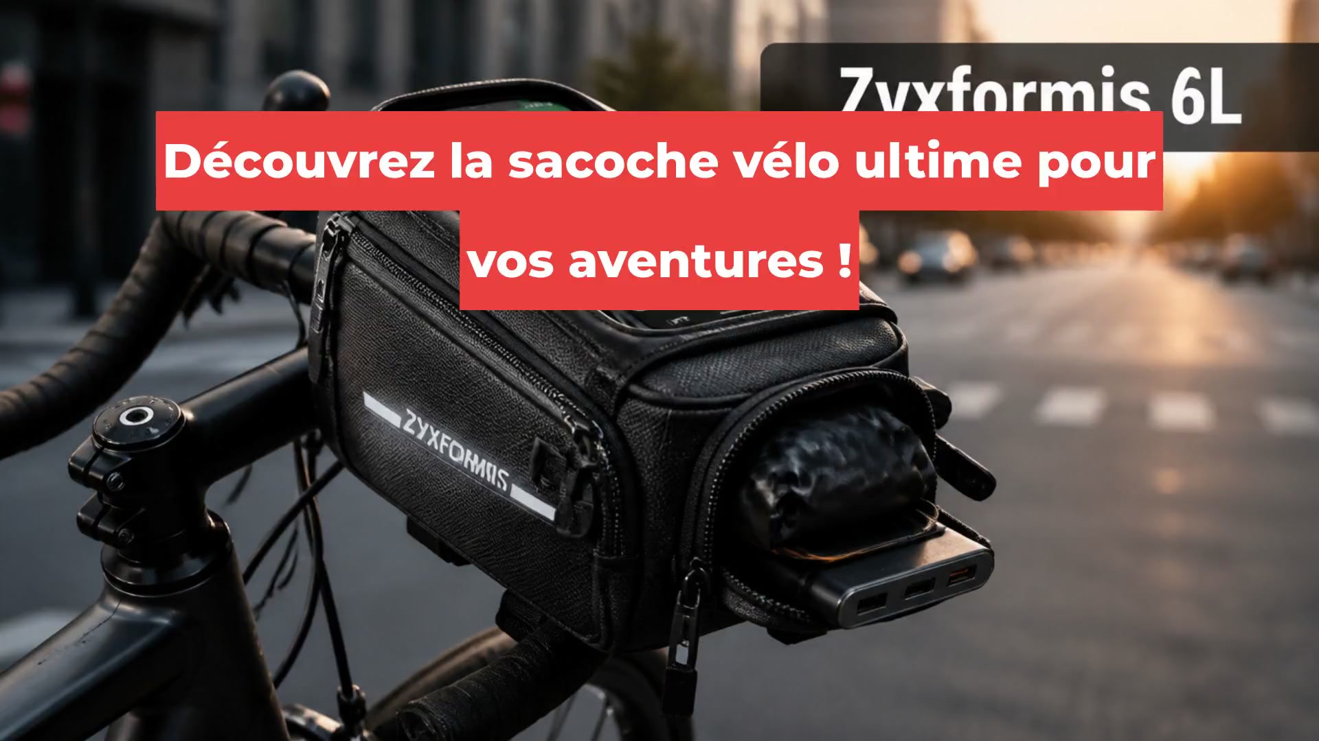 Découvrez la sacoche vélo ultime pour vos aventures !
