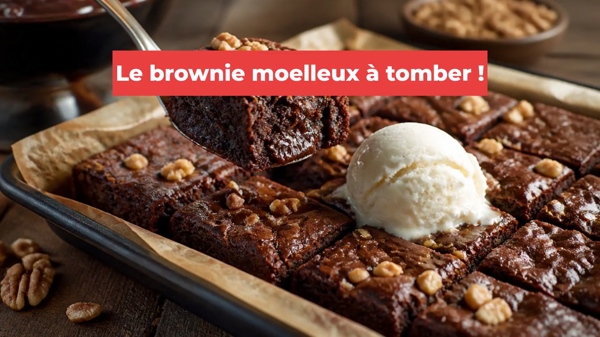 Le brownie moelleux à tomber !