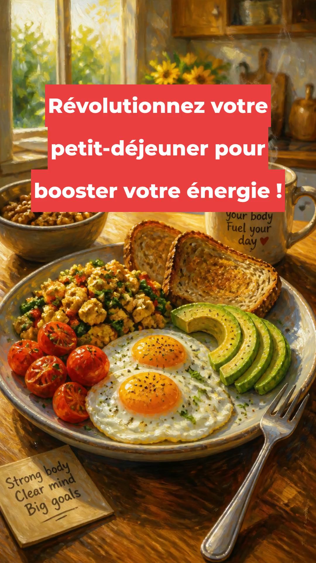 Révolutionnez votre petit-déjeuner pour booster votre énergie !