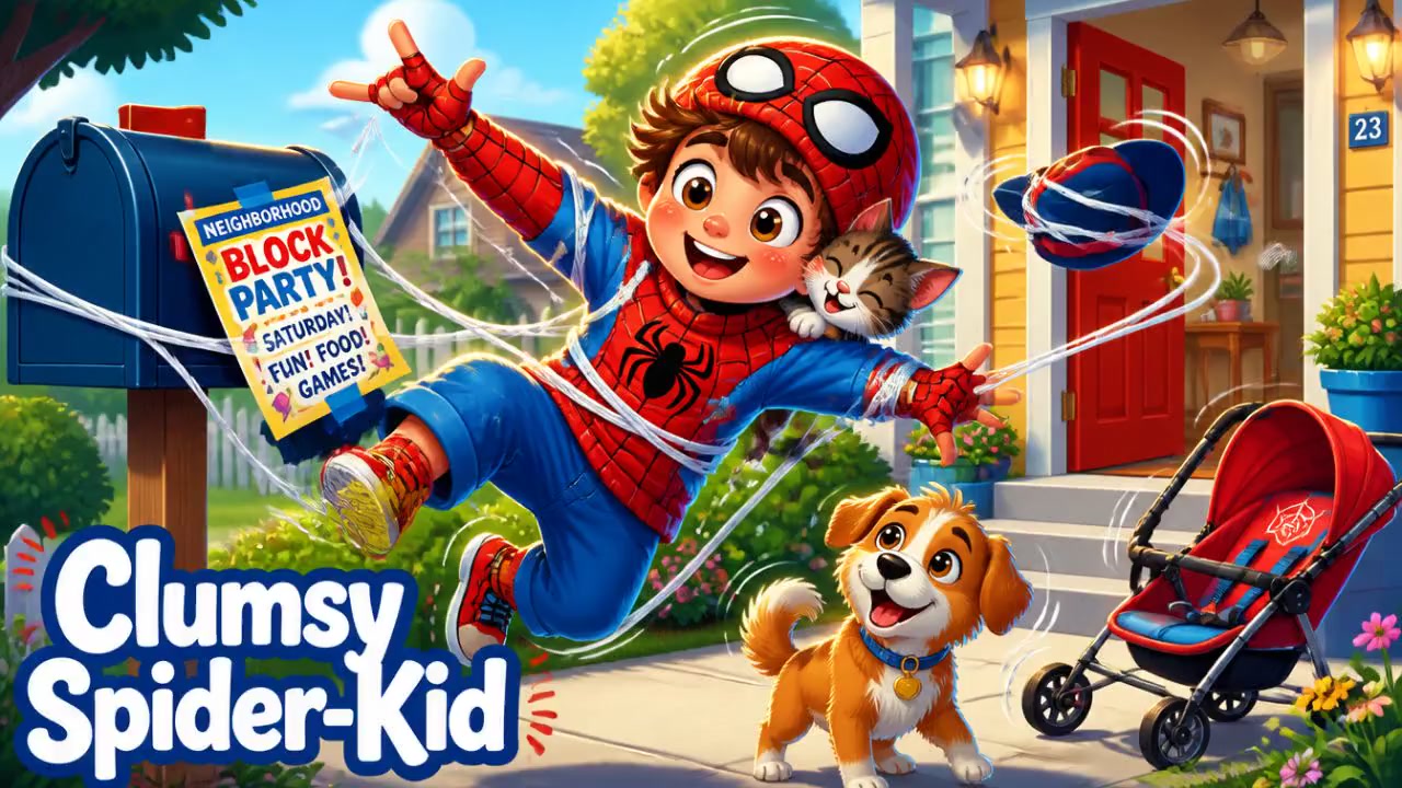 Les aventures hilarantes de Spidey le balourd!