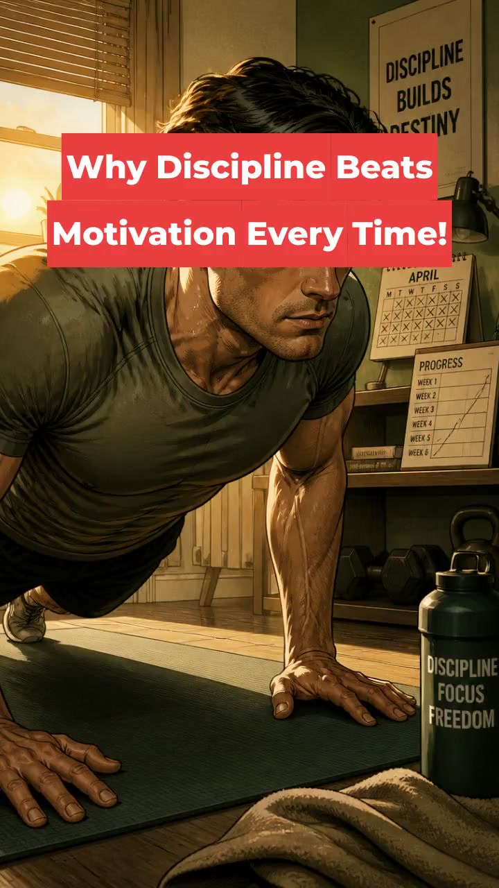 Why Discipline Beats Motivation Every Time!