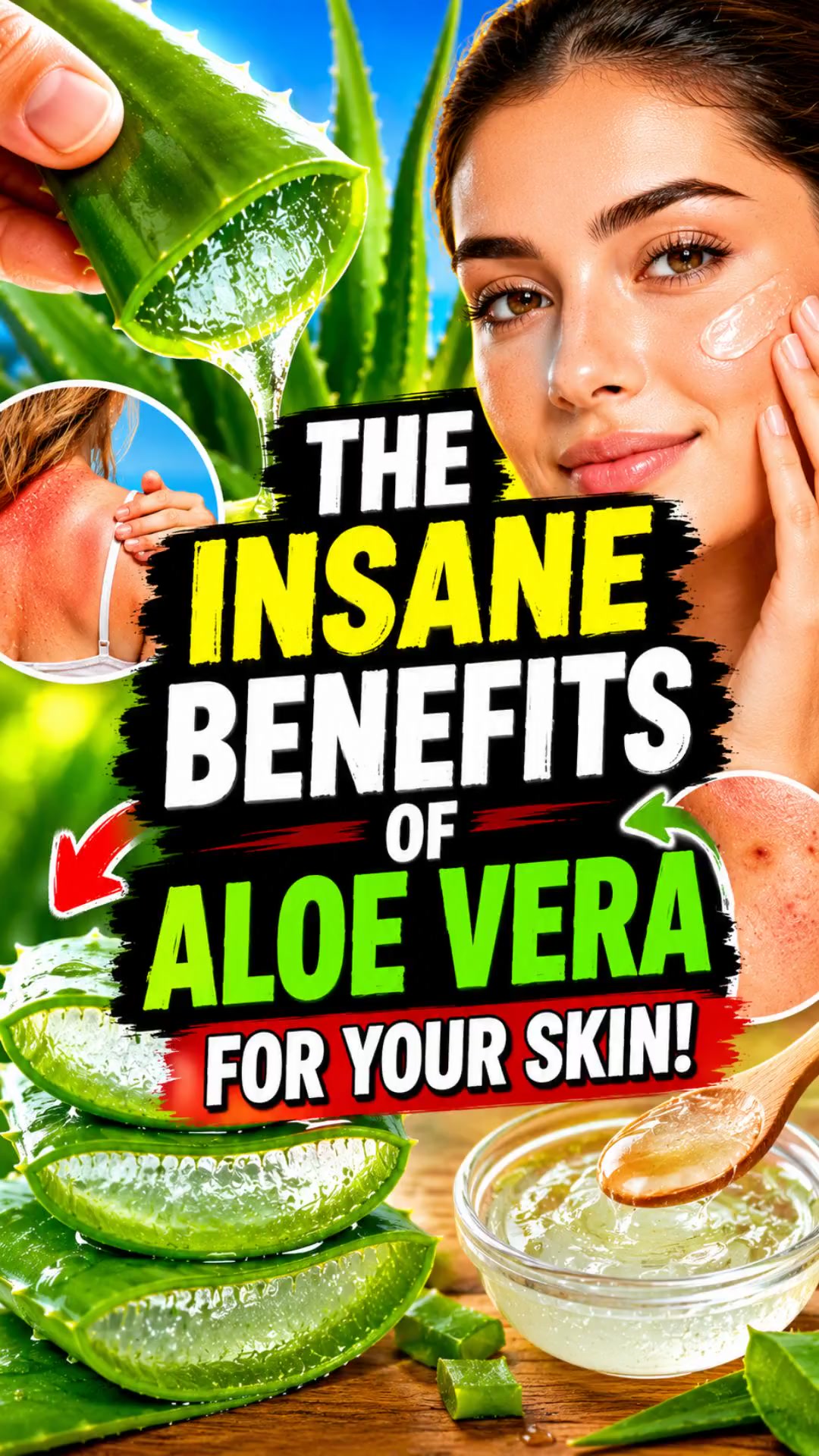 The Insane Skin Benefits Of Aloe Vera 😳🌿
