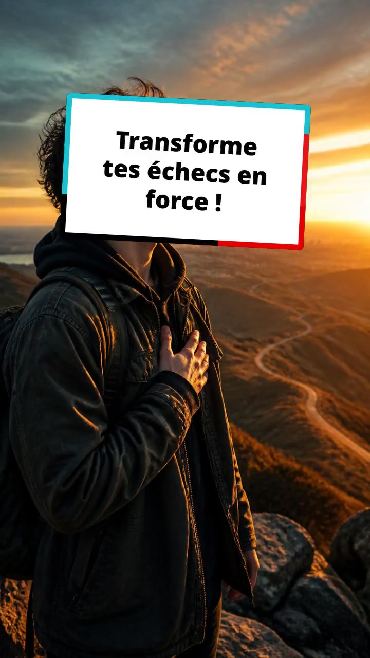 Transforme tes échecs en force !