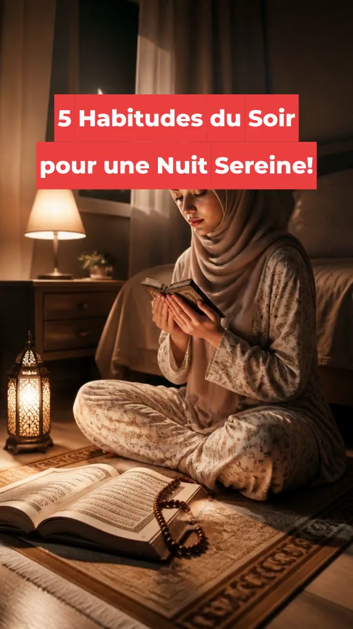 5 Habitudes du Soir pour une Nuit Sereine!