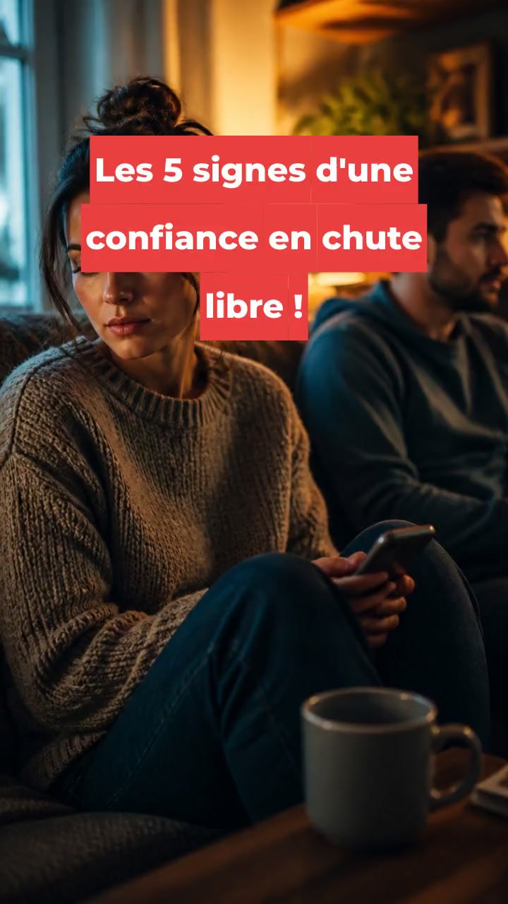 Les 5 signes d'une confiance en chute libre !