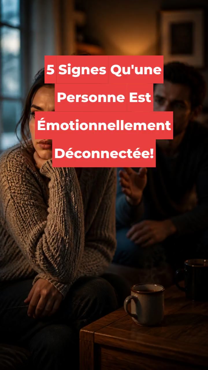 5 Signes Qu'une Personne Est Émotionnellement Déconnectée!
