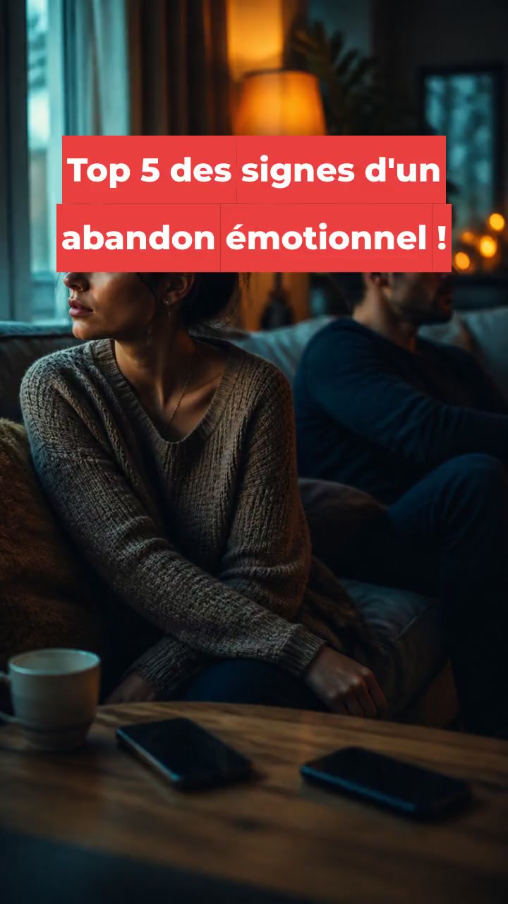 Top 5 des signes d'un abandon émotionnel !