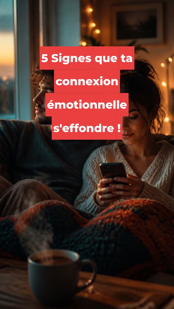 5 Signes que ta connexion émotionnelle s'effondre !