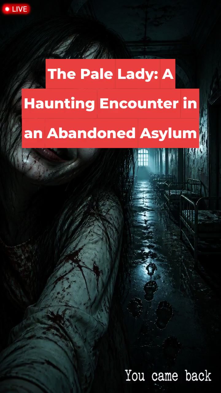 The Pale Lady: A Haunting Encounter in an Abandoned Asylum