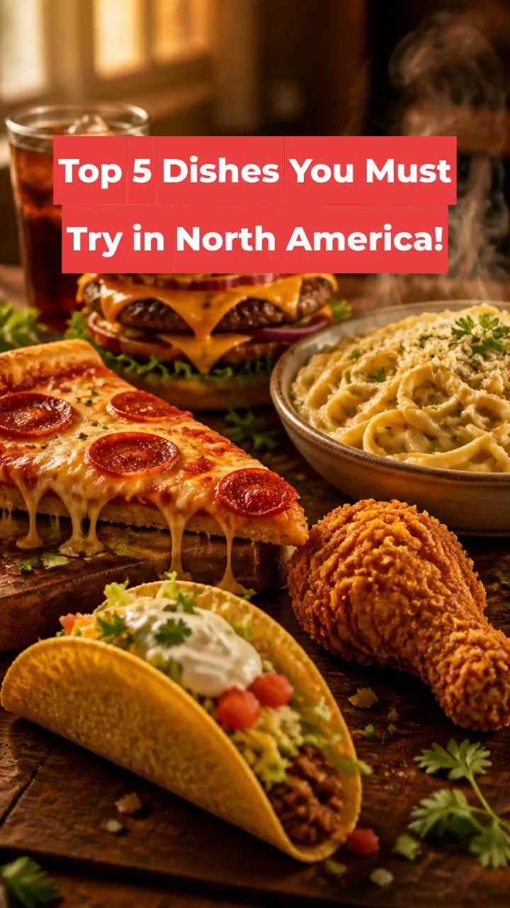 Top 5 Dishes You Must Try in North America!