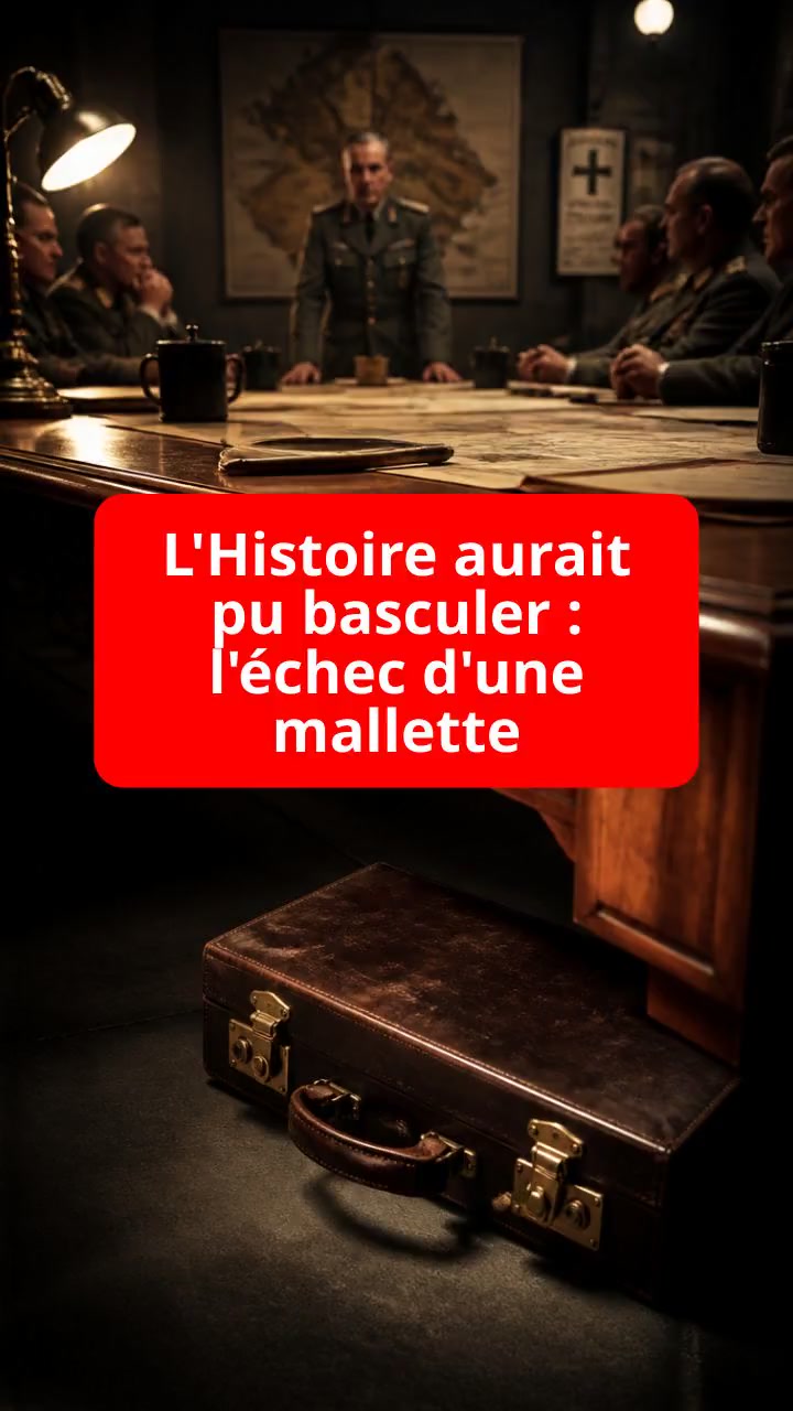 L'Histoire aurait pu basculer : l'échec d'une mallette