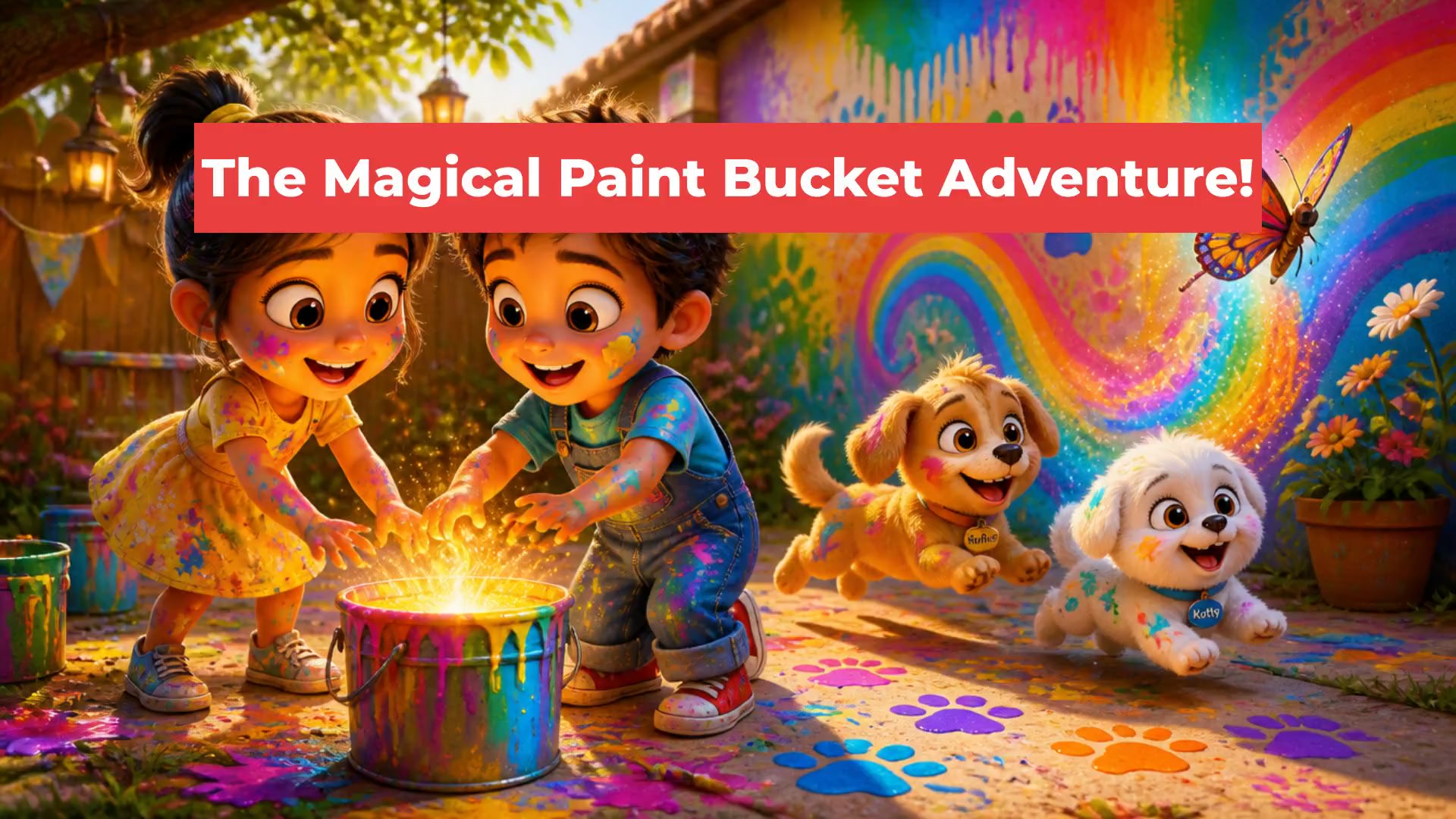 The Magical Paint Bucket Adventure!
