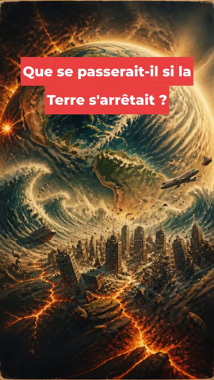 Que se passerait-il si la Terre s'arrêtait ?