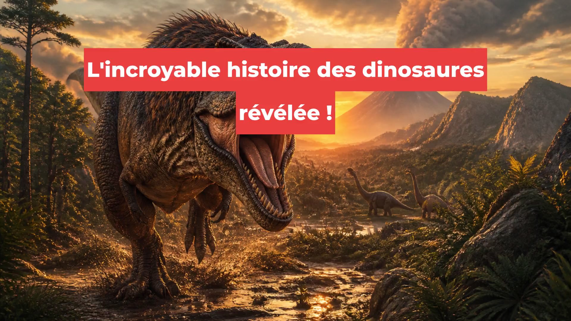 L'incroyable histoire des dinosaures révélée !