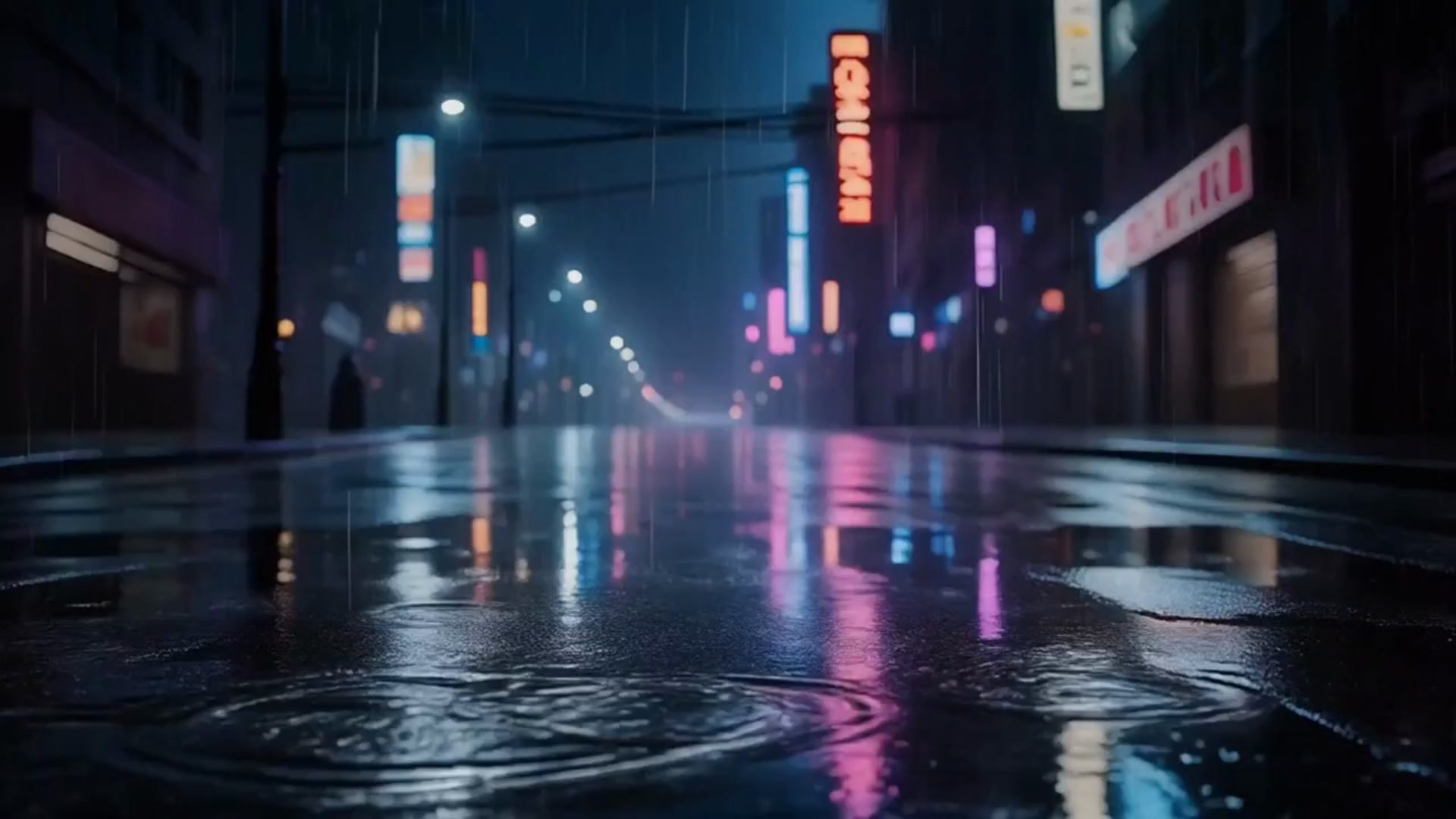 Midnight Drive: Embrace the Rainy Escape