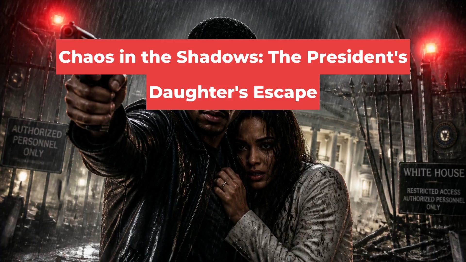 Chaos in the Shadows: The President's Daughter's Escape