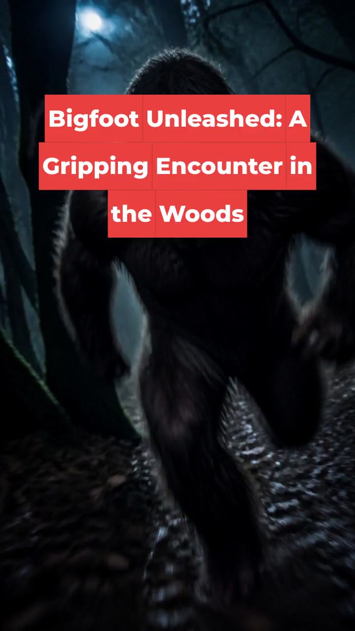Bigfoot Unleashed: A Gripping Encounter in the Woods