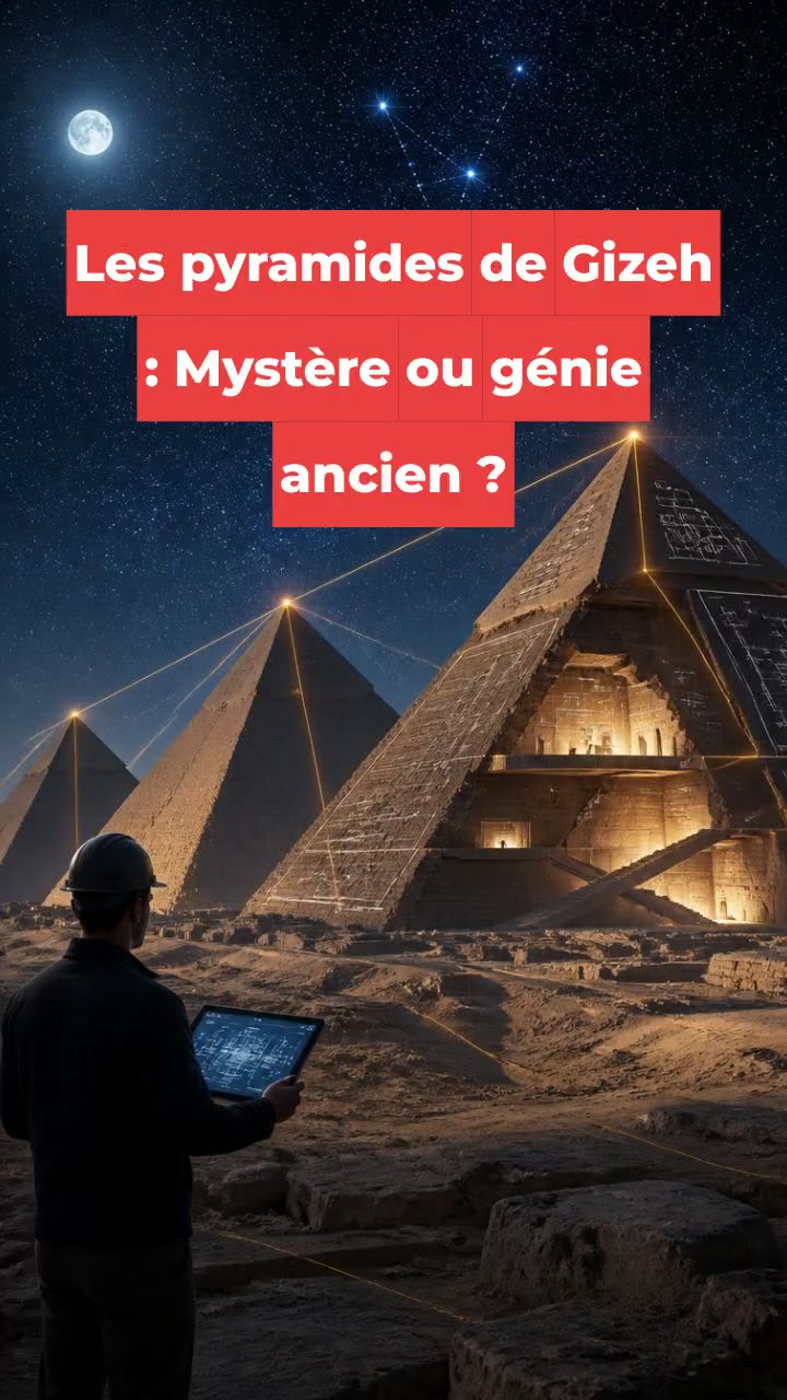 Les pyramides de Gizeh : Mystère ou génie ancien ?