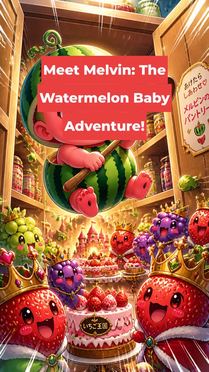 Meet Melvin: The Watermelon Baby Adventure!