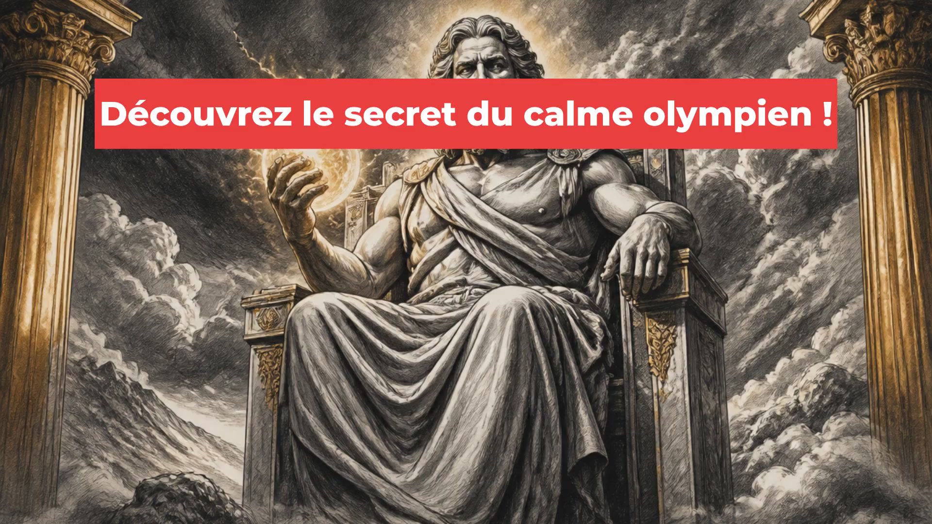 “Le secret du calme olympien 😳”