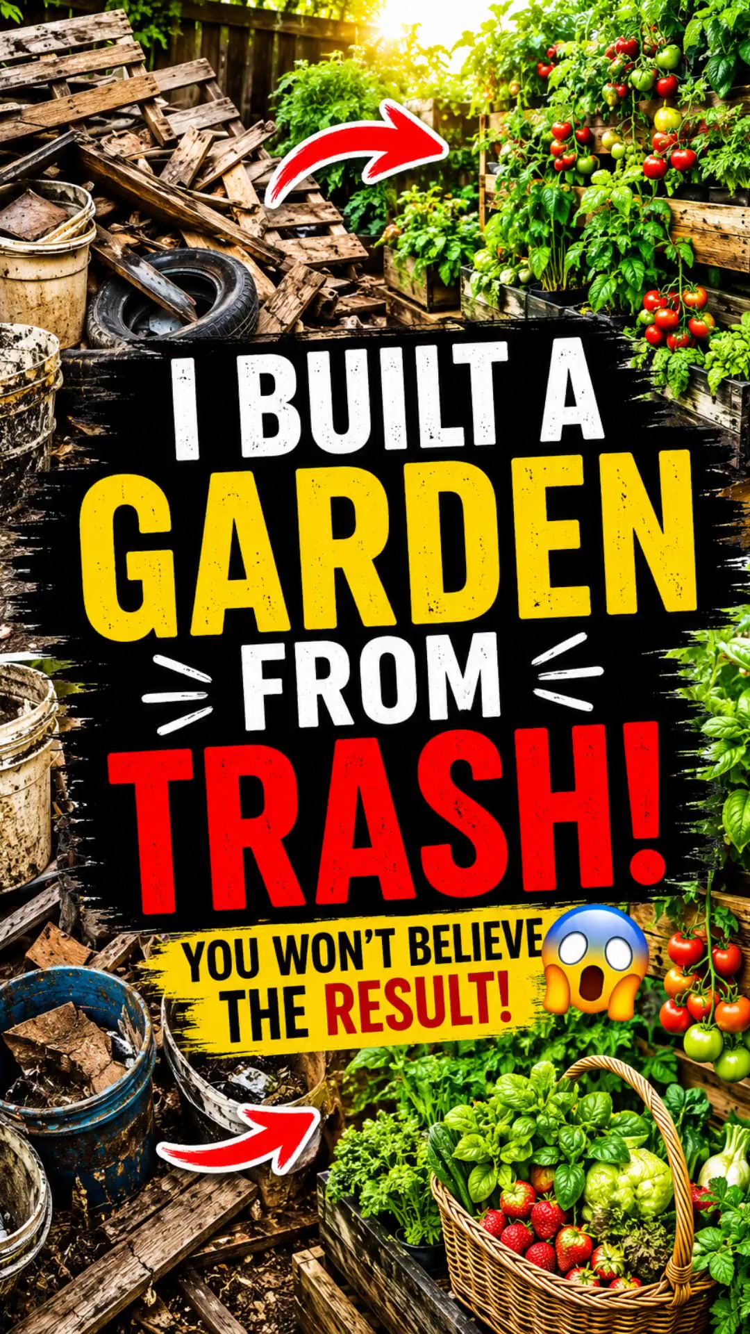 Transform Trash into a Thriving Garden!