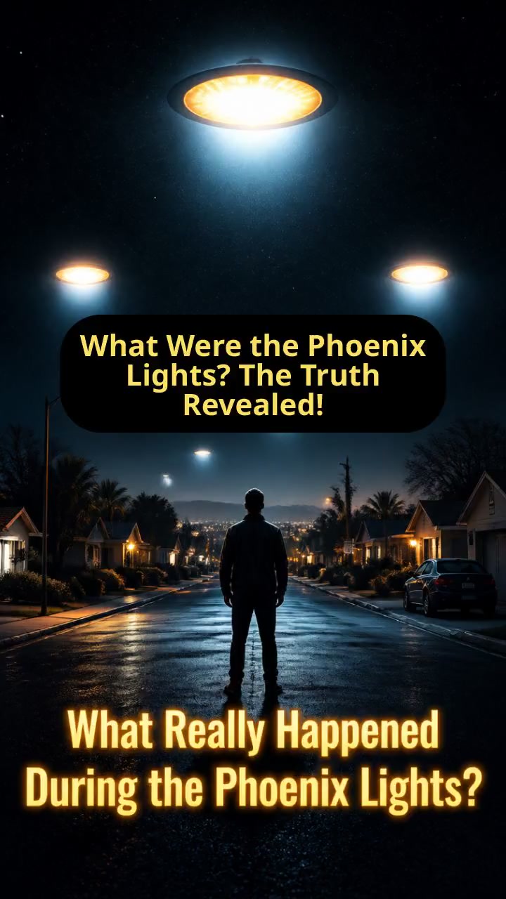 What Were the Phoenix Lights? The Truth Revealed!