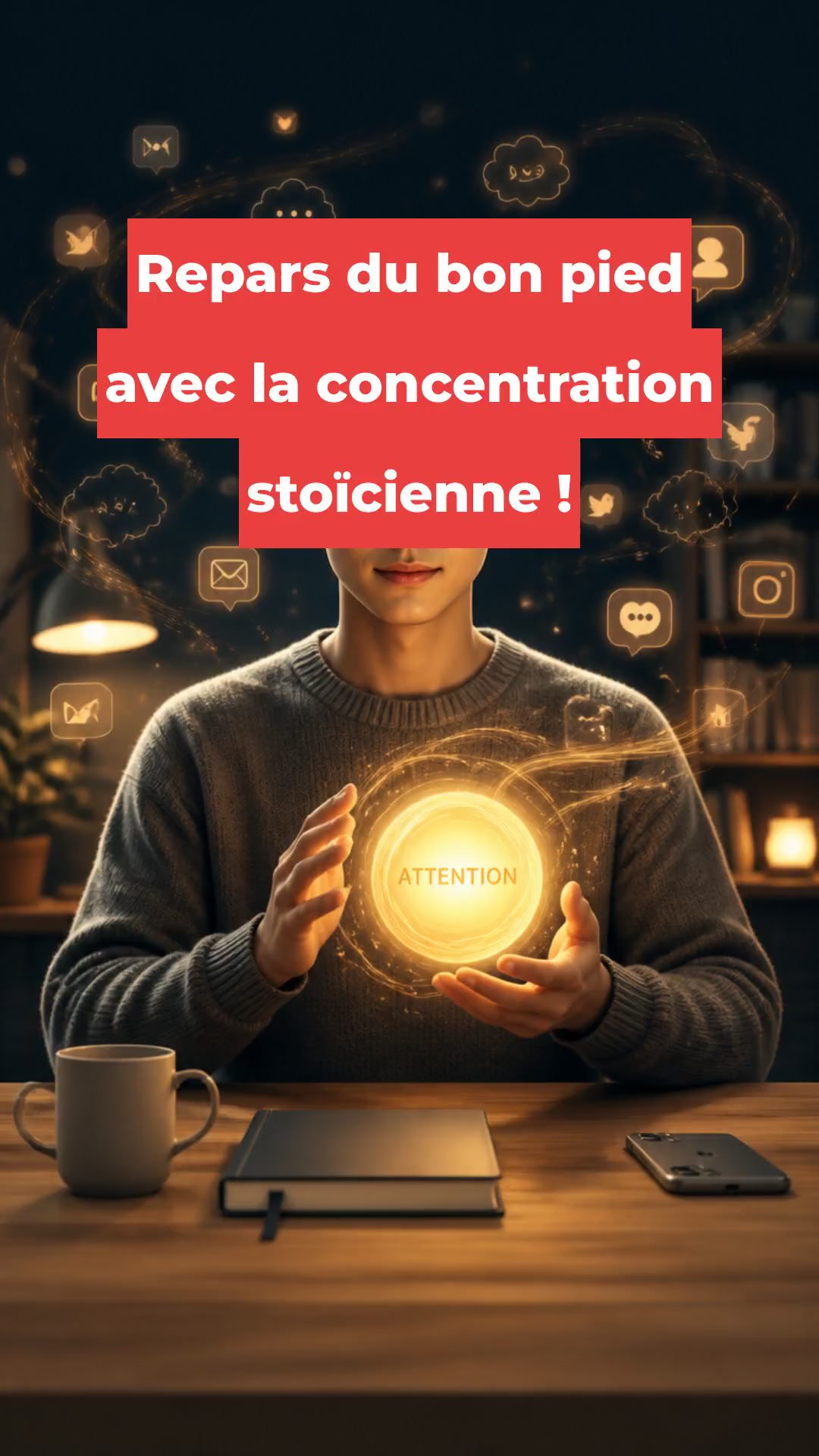 Repars du bon pied avec la concentration stoïcienne !