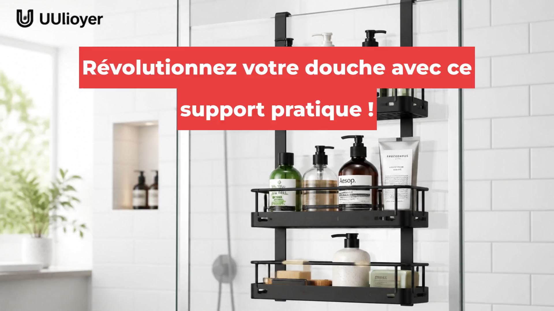 Révolutionnez votre douche avec ce support pratique !