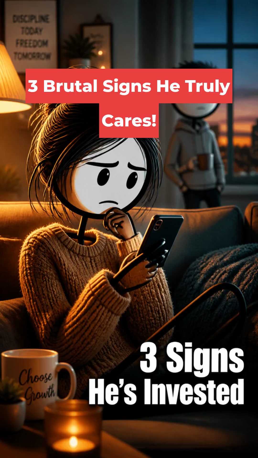 3 Brutal Signs He Truly Cares!