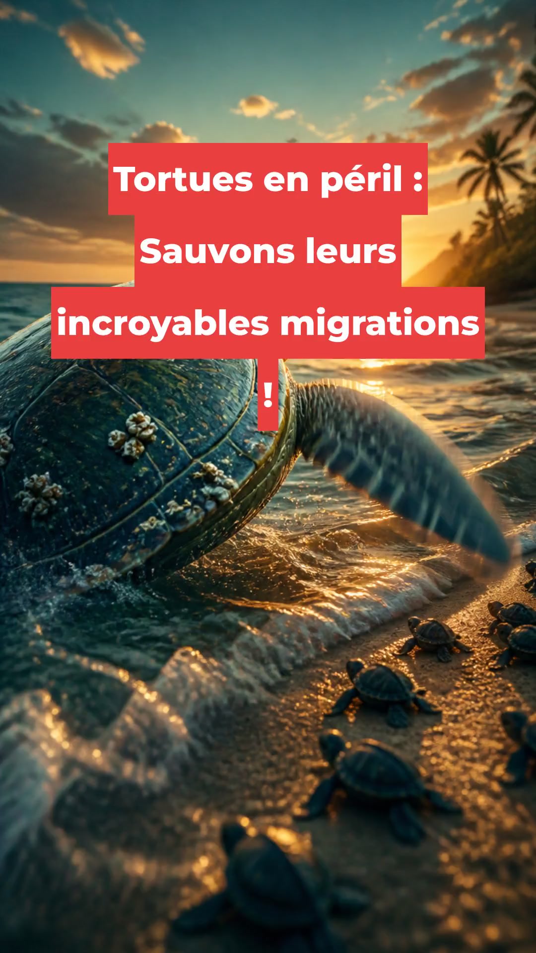 Tortues en péril : Sauvons leurs incroyables migrations !