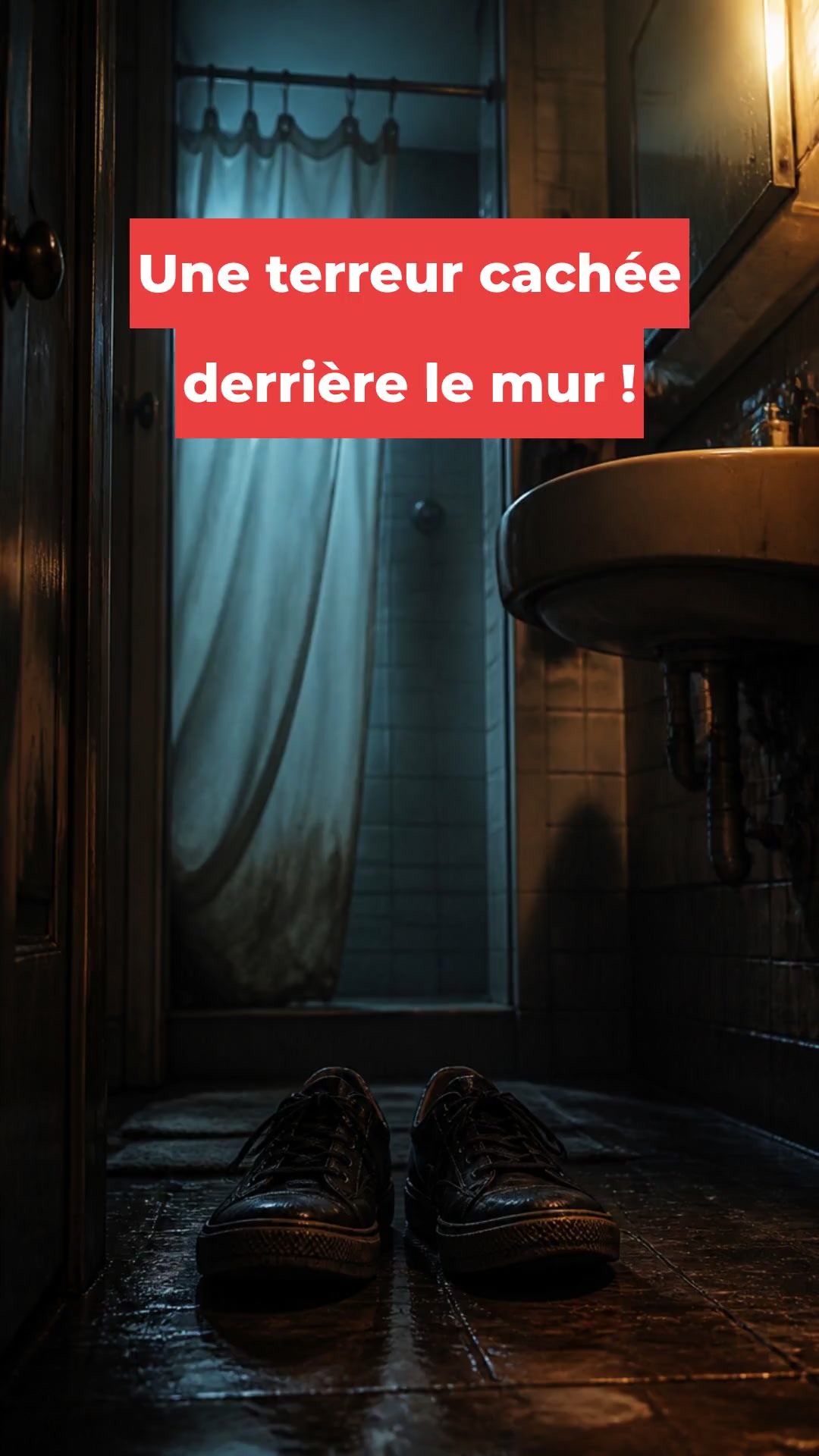 Une terreur cachée derrière le mur !