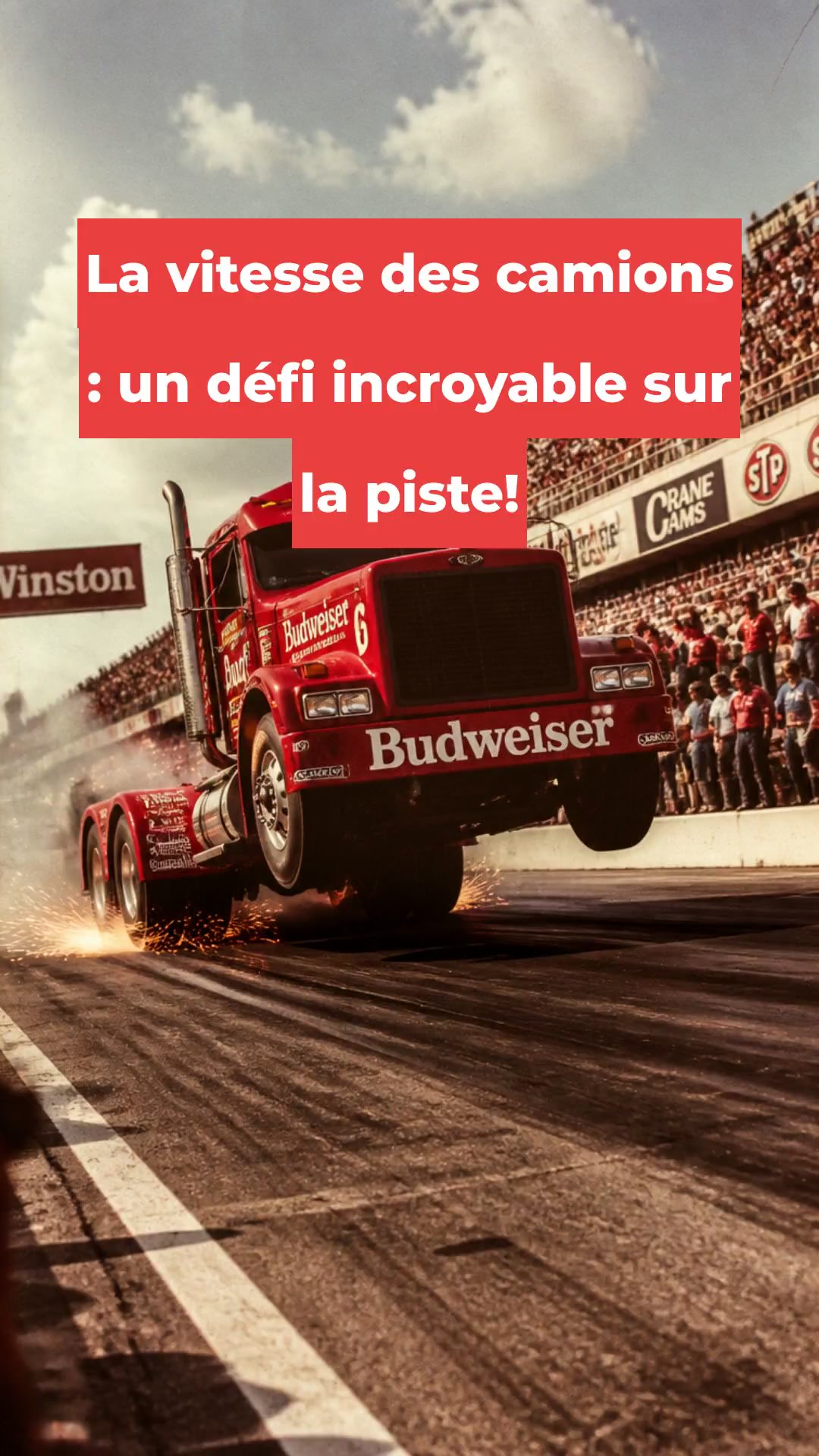 La vitesse des camions : un défi incroyable sur la piste!