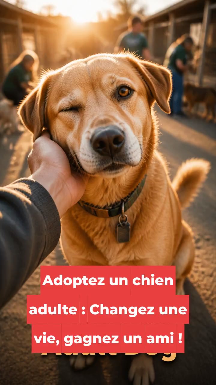 Adoptez un chien adulte : Changez une vie, gagnez un ami !