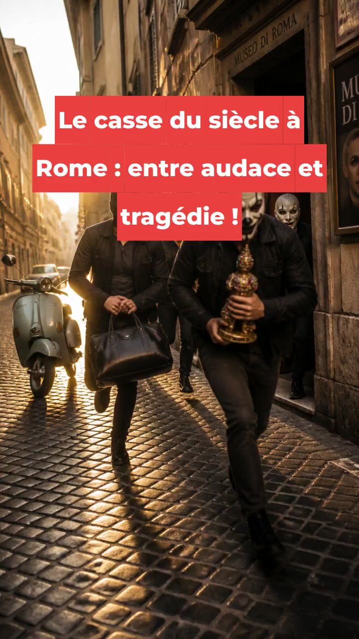 Le casse du siècle à Rome : entre audace et tragédie !