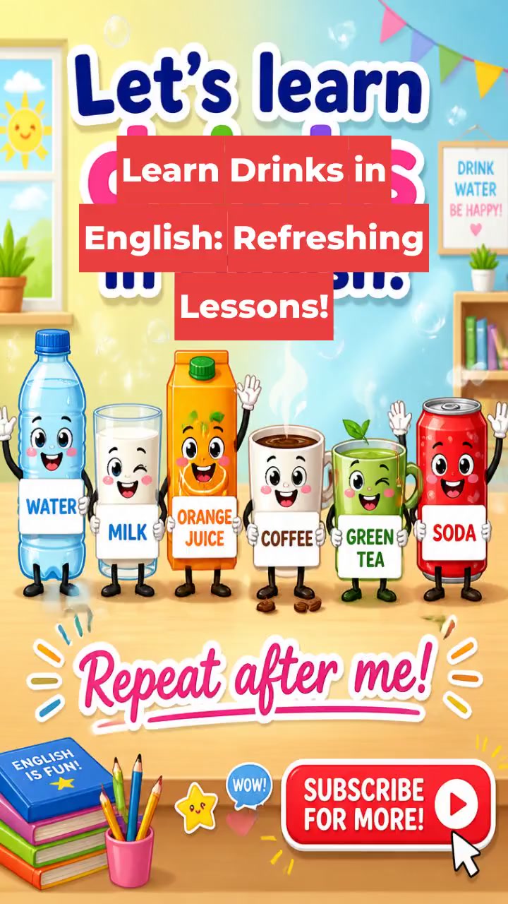 Learn Drinks in English: Refreshing Lessons!