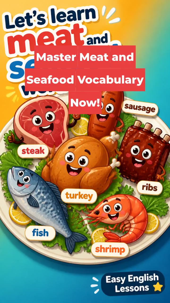 Master Meat and Seafood Vocabulary Now!