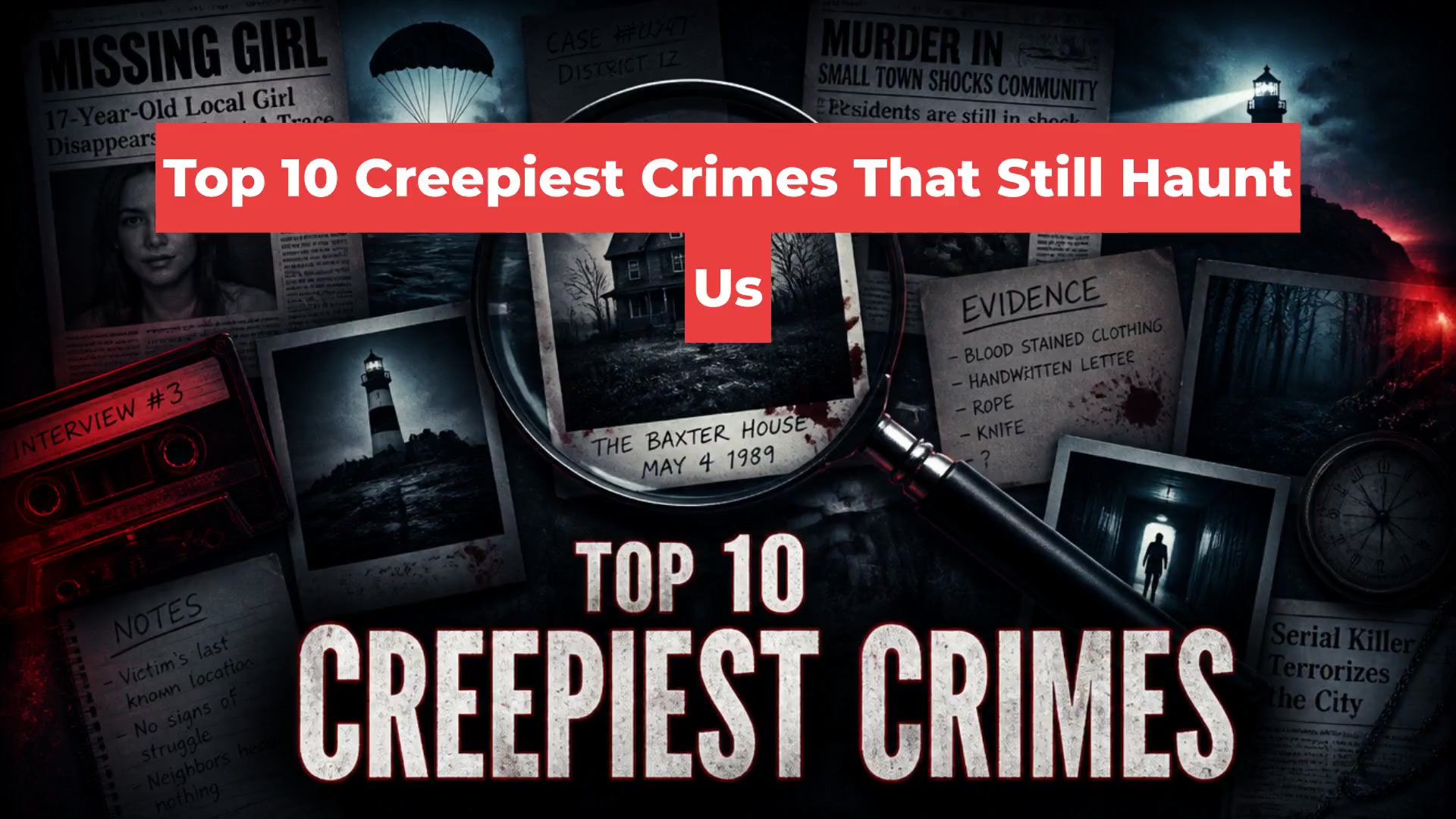 Top 10 Creepiest Crimes That Still Haunt Us