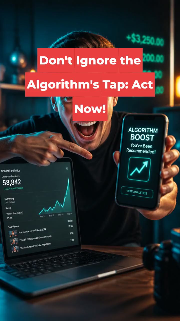 Don't Ignore the Algorithm's Tap: Act Now!