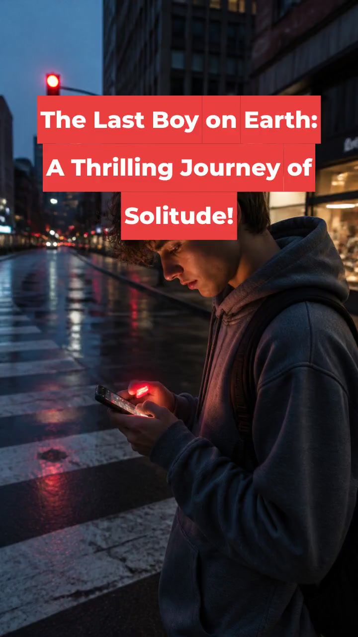 The Last Boy on Earth: A Thrilling Journey of Solitude!